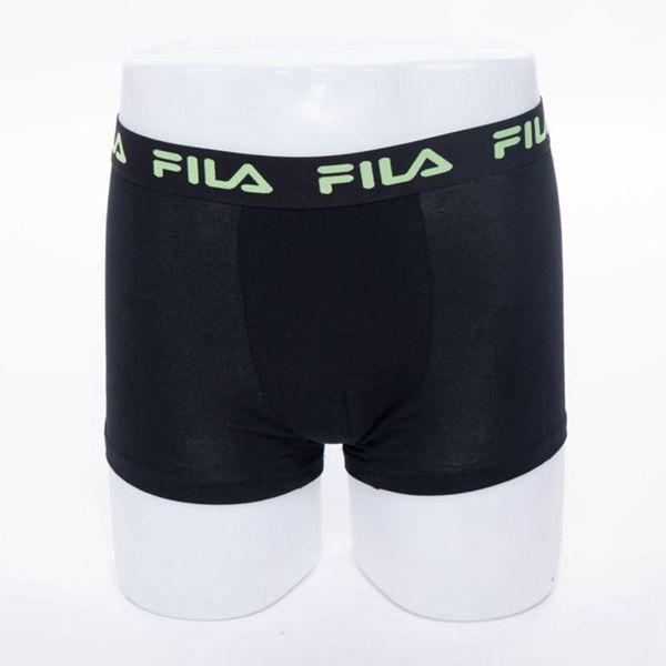 Fila Tommy Men's Trunks - Black/Green,NZ 492-82057